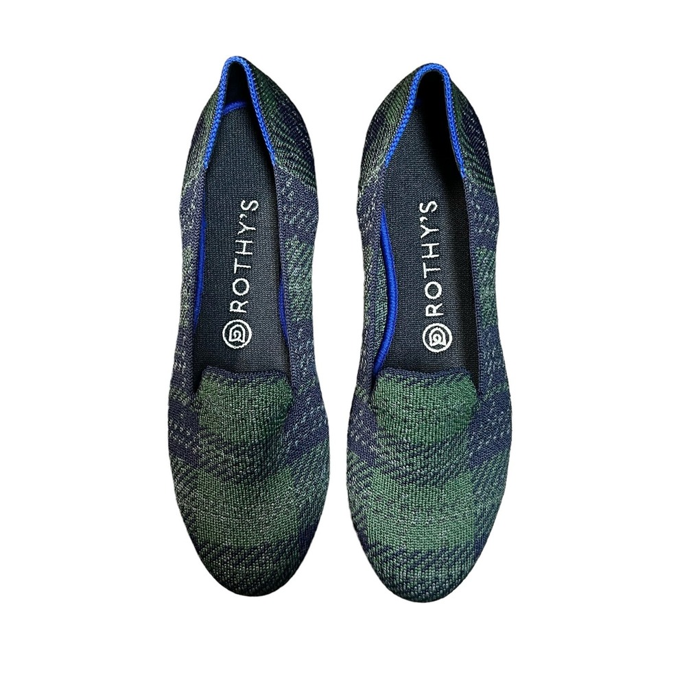 Rothy's Forest Tartan Loafer Limited Edition Women's Size 8